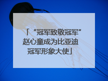 “冠军致敬冠军” 赵心童成为比亚迪冠军形象大使