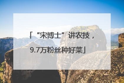 “宋博士”讲农技，9.7万粉丝种好菜