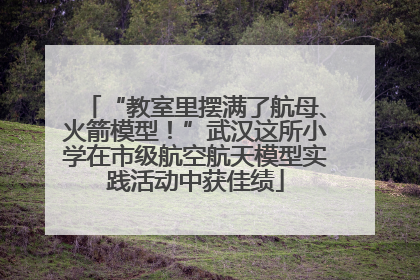 “教室里摆满了航母、火箭模型！”武汉这所小学在市级航空航天模型实践活动中获佳绩