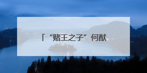 “赌王之子”何猷君买下王思聪名下商业，曾称“他一直是我的榜样”