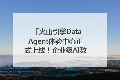 火山引擎Data Agent体验中心正式上线！企业级AI数据专家触手可及