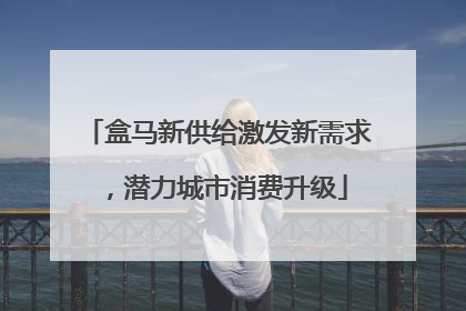 盒马新供给激发新需求，潜力城市消费升级