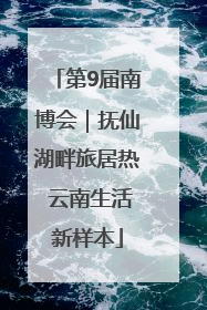 第9届南博会｜抚仙湖畔旅居热 云南生活新样本