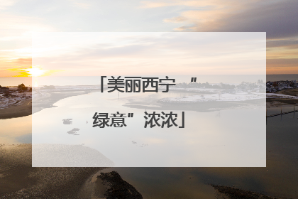 美丽西宁 “绿意”浓浓