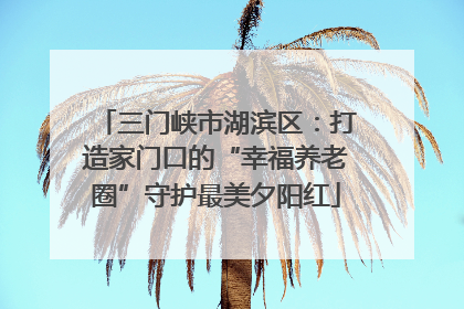 三门峡市湖滨区：打造家门口的“幸福养老圈”守护最美夕阳红
