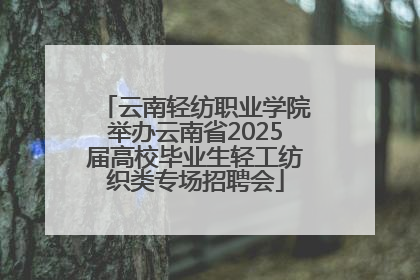 云南轻纺职业学院举办云南省2025届高校毕业生轻工纺织类专场招聘会