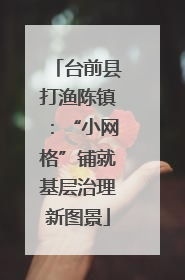 台前县打渔陈镇：“小网格”铺就基层治理新图景