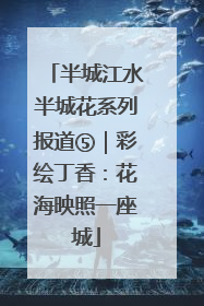 半城江水半城花系列报道⑤｜彩绘丁香：花海映照一座城
