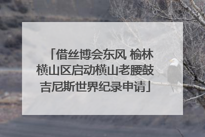 借丝博会东风 榆林横山区启动横山老腰鼓吉尼斯世界纪录申请