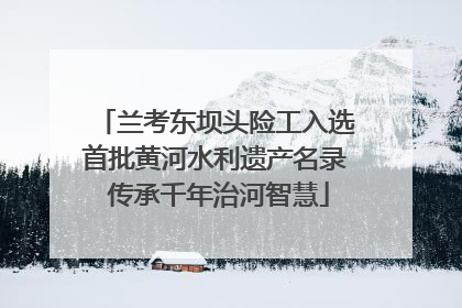 兰考东坝头险工入选首批黄河水利遗产名录 传承千年治河智慧