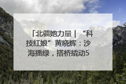 北疆她力量｜“科技红娘”黄晓辉：沙海播绿，搭桥撬动5.3亿研发
