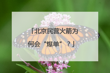 北京民营火箭为何会“爆单”？
