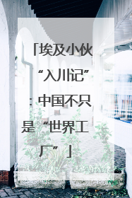 埃及小伙“入川记”：中国不只是“世界工厂”