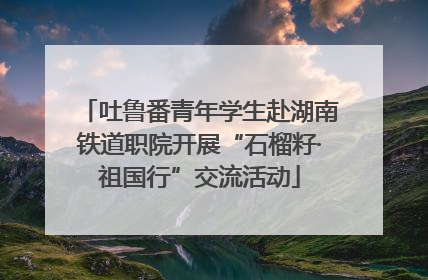 吐鲁番青年学生赴湖南铁道职院开展“石榴籽·祖国行”交流活动