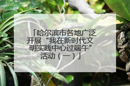 哈尔滨市各地广泛开展“我在新时代文明实践中心过端午”活动（一）