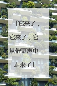 它来了，它来了，它从催更声中走来了