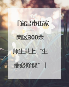 宜昌市伍家岗区300余师生共上“生命必修课”
