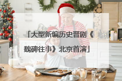 大型新编历史晋剧《魏碑往事》北京首演