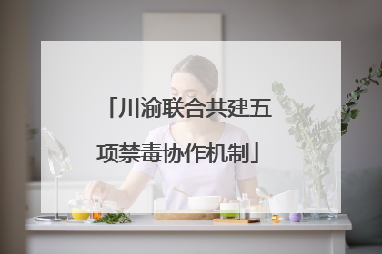 川渝联合共建五项禁毒协作机制