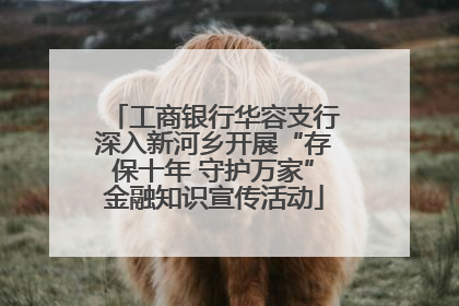 工商银行华容支行深入新河乡开展“存保十年 守护万家”金融知识宣传活动