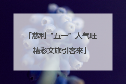慈利“五一”人气旺 精彩文旅引客来