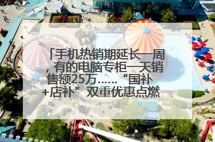 手机热销期延长一周，有的电脑专柜一天销售额25万……“国补+店补”双重优惠点燃德州“考后经济”