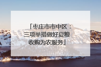 枣庄市市中区：三项举措做好夏粮收购为农服务