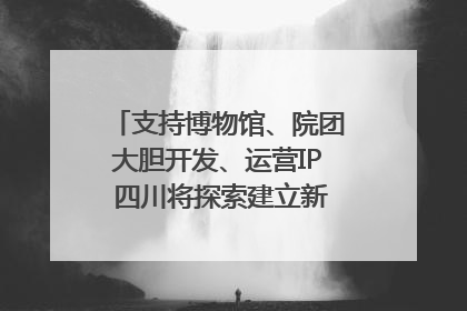 支持博物馆、院团大胆开发、运营IP 四川将探索建立新的收入分配激励机制｜新闻发布最前线