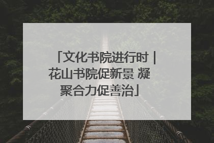 文化书院进行时｜花山书院促新景 凝聚合力促善治