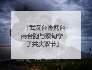 武汉台协携台商台胞与蔡甸学子共庆双节