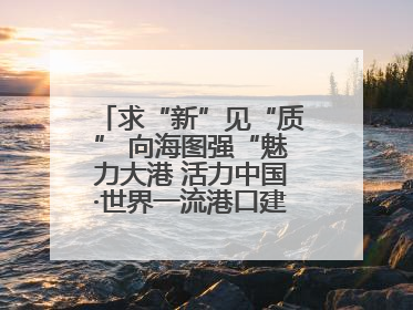 求“新”见“质” 向海图强“魅力大港 活力中国·世界一流港口建设”主题宣传活动走进山东