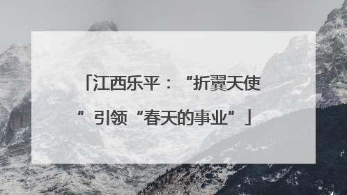 江西乐平：“折翼天使”引领“春天的事业”