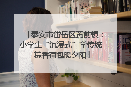 泰安市岱岳区黄前镇：小学生“沉浸式”学传统 粽香荷包暖夕阳