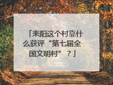 耒阳这个村靠什么获评“第七届全国文明村”？