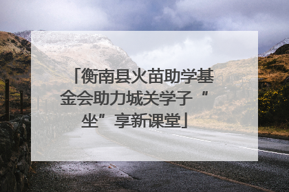 衡南县火苗助学基金会助力城关学子“坐”享新课堂