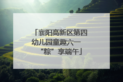 襄阳高新区第四幼儿园童趣六一 “粽”享端午