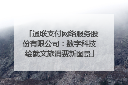 通联支付网络服务股份有限公司：数字科技绘就文旅消费新图景