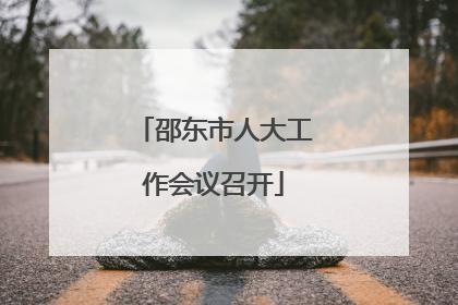 邵东市人大工作会议召开