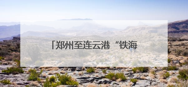 郑州至连云港“铁海直运”线路打通，河南再添出海新通道