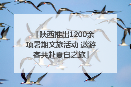 陕西推出1200余项暑期文旅活动 邀游客共赴夏日之旅