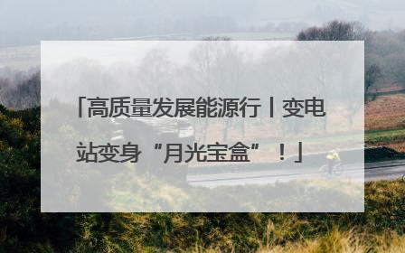 高质量发展能源行丨变电站变身“月光宝盒”！