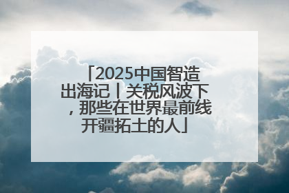 2025中国智造出海记丨关税风波下，那些在世界最前线开疆拓土的人