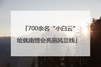 700余名“小白云”绘就南博会亮丽风景线